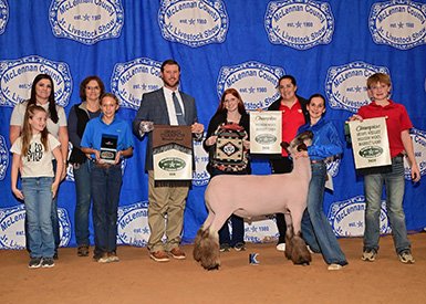 Grand Overall
2026 McLennan County Jr. Livestock Show
